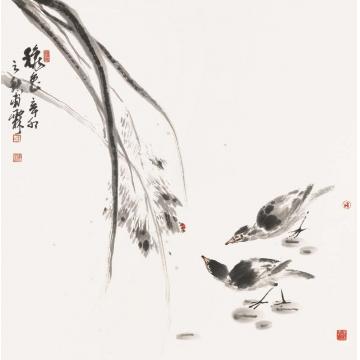 王福林国画花鸟秋色字画之家