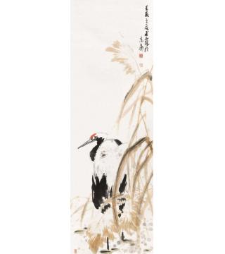 王福林国画花鸟怡然自得字画之家