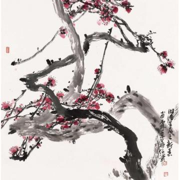王福林国画花鸟暗香字画之家
