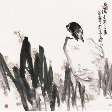 王福林国画花鸟雨后字画之家