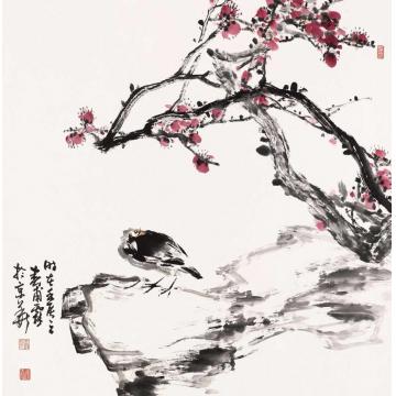 王福林国画花鸟梅香字画之家