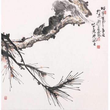 王福林国画动物青岛展作品03字画之家