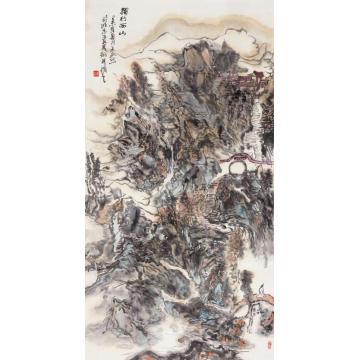 李玉民国画山水独行西山字画之家