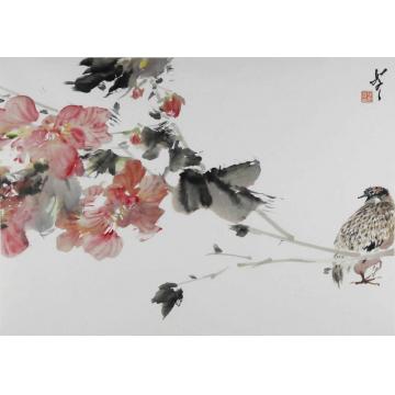 陈如冬国画花鸟没骨花卉之一字画之家
