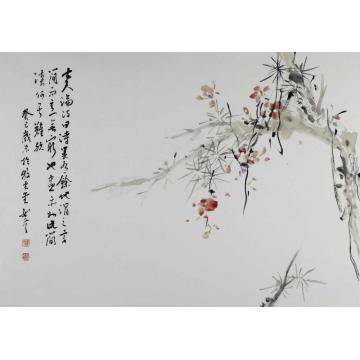 陈如冬国画花鸟没骨花卉之二字画之家