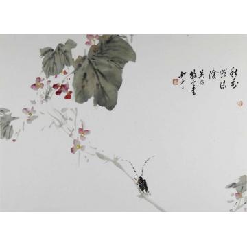 陈如冬国画花鸟没骨花卉之三字画之家