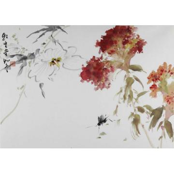 陈如冬国画花鸟没骨花卉之六字画之家