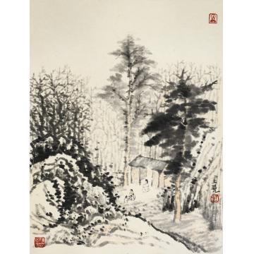 王晓国画山水山水之五39X48cm字画之家
