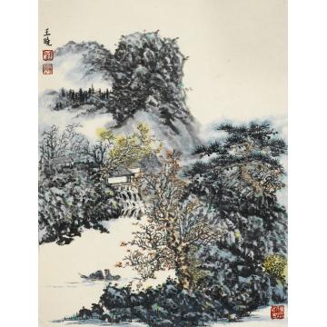 王晓国画山水山水之十一39X48cm字画之家