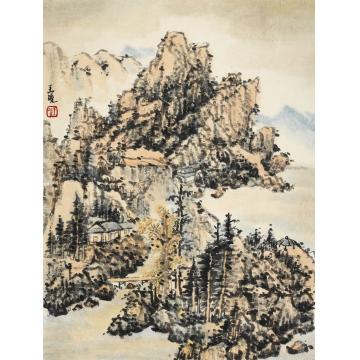 王晓国画山水山水之十二39X48cm字画之家