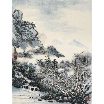 王晓国画山水山水之六39X48cm字画之家