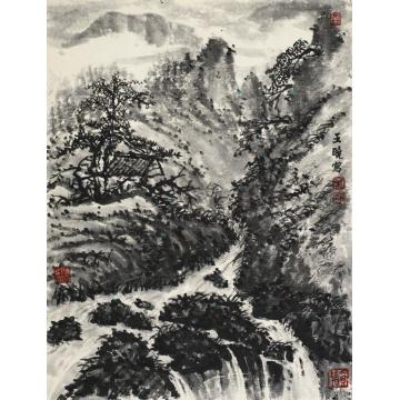 王晓国画山水山水之二39X48cm字画之家