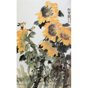 李泽民国画花鸟秋实图字画之家
