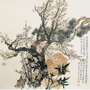 李泽民国画花鸟35铁骨傲霜雪字画之家
