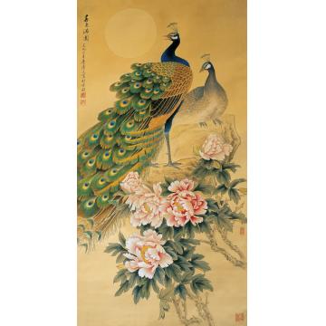 李泽民国画花鸟11春色满园字画之家
