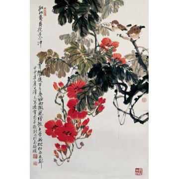 李泽民国画花鸟12细雨微风增艳色字画之家