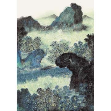 韩昊国画山水桃源仙梦003字画之家