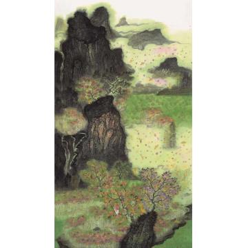 韩昊国画山水2016年新作003字画之家