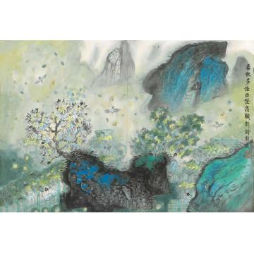 韩昊国画山水2016年新作012字画之家