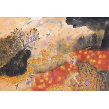韩昊国画山水2016年新作013字画之家