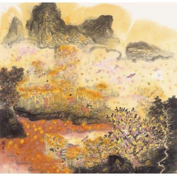 韩昊国画山水桃源仙梦009字画之家
