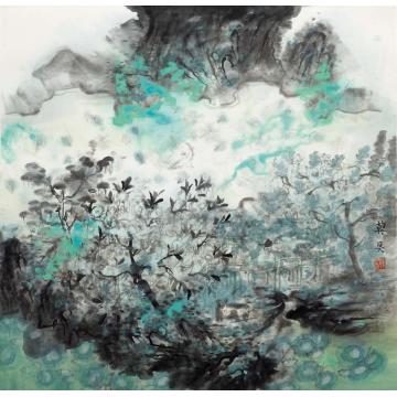 韩昊国画山水作品028字画之家