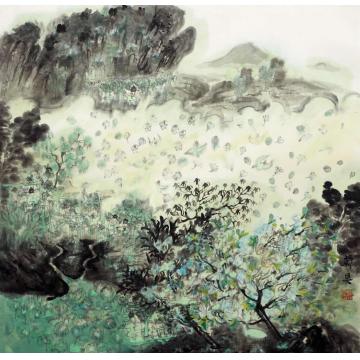 韩昊国画山水作品029字画之家