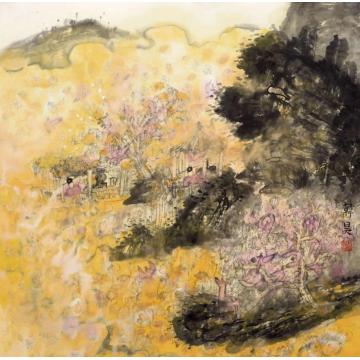 韩昊国画山水作品030字画之家