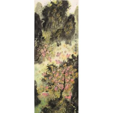 韩昊国画山水春山明丽字画之家