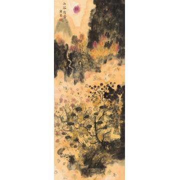 韩昊国画山水山谷清音字画之家
