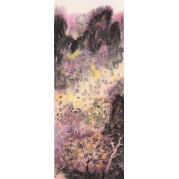 韩昊国画山水山亭禅思字画之家