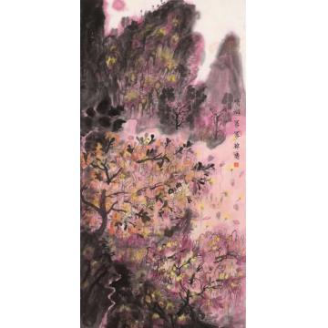 韩昊国画山水晴烟幂幂字画之家