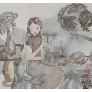 吴扬国画人物清氛字画之家