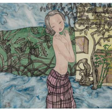 吴扬国画人物乡绪字画之家