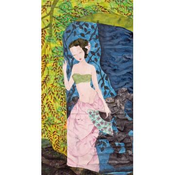 吴扬国画人物花镜字画之家