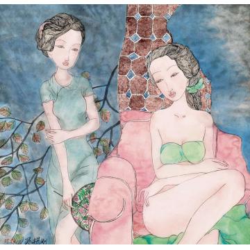 吴扬国画人物逸字画之家