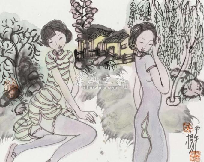 国画家吴扬字画之家