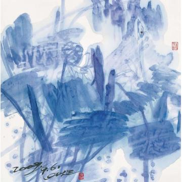 叶菩题国画花鸟无题001字画之家