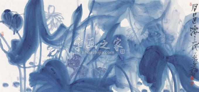 国画家叶菩题字画之家