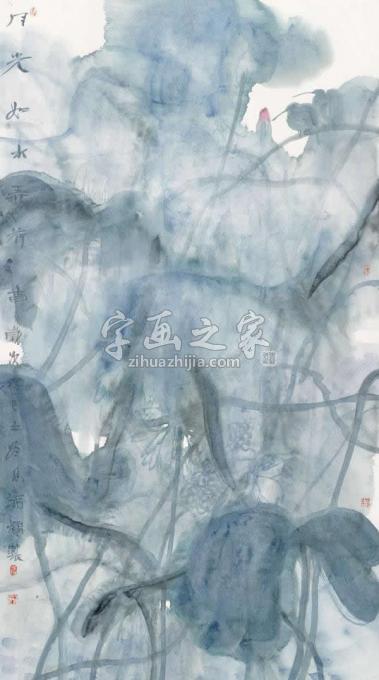 国画家叶菩题字画之家