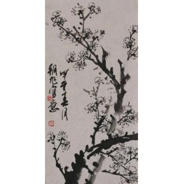 许朝旭国画花鸟寒梅傲立字画之家