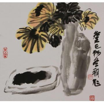 许朝旭国画花鸟菊图字画之家