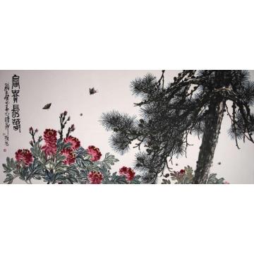 许朝旭国画花鸟富贵长春字画之家
