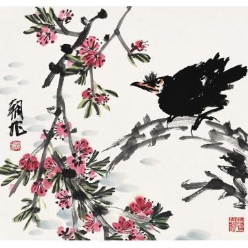 许朝旭国画花鸟水墨作品004字画之家