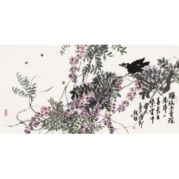 许朝旭国画花鸟水墨作品018字画之家