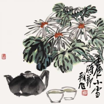 许朝旭国画花鸟水墨作品020字画之家