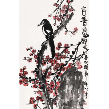 许朝旭国画花鸟水墨作品023字画之家