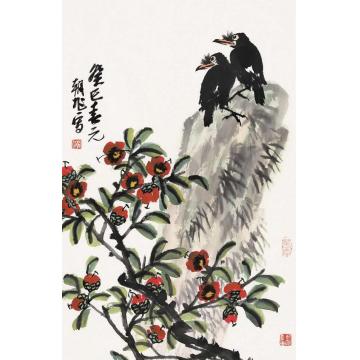 许朝旭国画花鸟水墨作品024字画之家