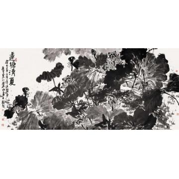 许朝旭国画花鸟水墨作品029字画之家