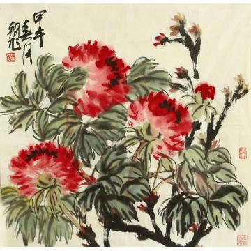 许朝旭国画花鸟牡丹图字画之家